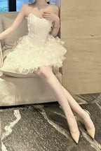 Corset Bow Bustier Mini Dress
