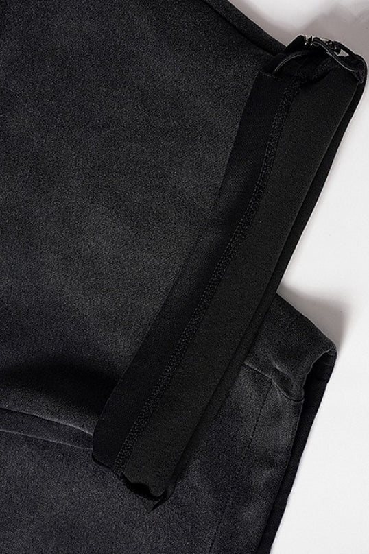 Washed Double Waist Baggy Sweatpants
