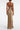 Metallic Pleated Tie Back Formal Dress Secondary image