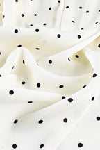Chic Polka Dot Fitted Contrast Cami