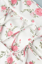 Puff Sleeve Ruffle Mini Floral Dress