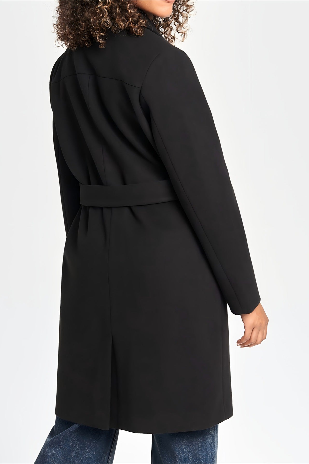 Two Pocket Wool Style Classic Overcoat Secondary image