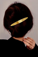 Minimalist Sleek Metal Spring Hair Clip