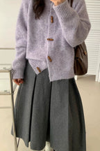 Relaxed Toggle Cardigan