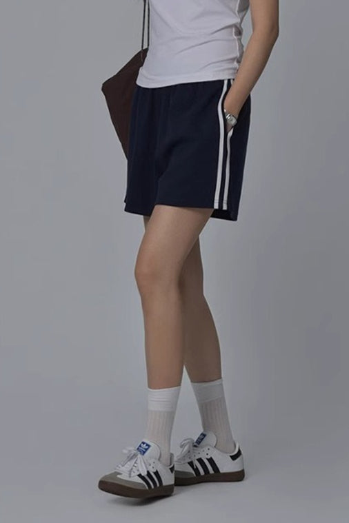 Striped Sport Loose Fit Casual Shorts Main image
