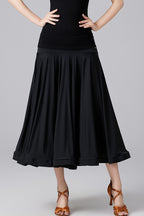 Ballroom Performance Flared Maxi Skirt