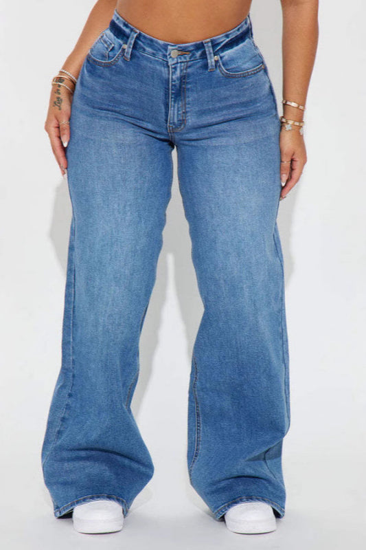 Vintage High Waist Wide Leg Jeans Secondary image