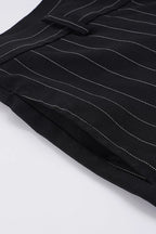 Contrast Stripe Woven Wide Leg Pants