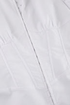 Long Sleeve Polo Collar Blouse