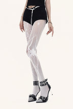 Y2K Gothic Spider Web Fishnet Tights