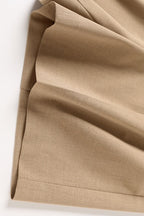 Loose Fit Straight Tailored Casual Shorts