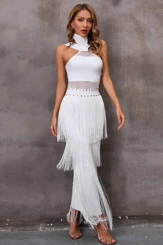 Fringe Bandage Bodycon Boho Dress Main image