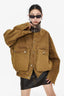 Relaxed Fit Workwear Pocket Jacket M / Yellow