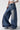 Asymmetric Panel Patchwork Wide Leg High Waist Jeans Secondary image