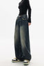 High Rise Loose Fit Vintage Jeans Blue / S