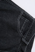 White Thorn Embroidered Wide Leg Jeans
