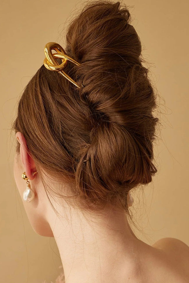 Elegant Polished Stainless Steel Hairpin Main image