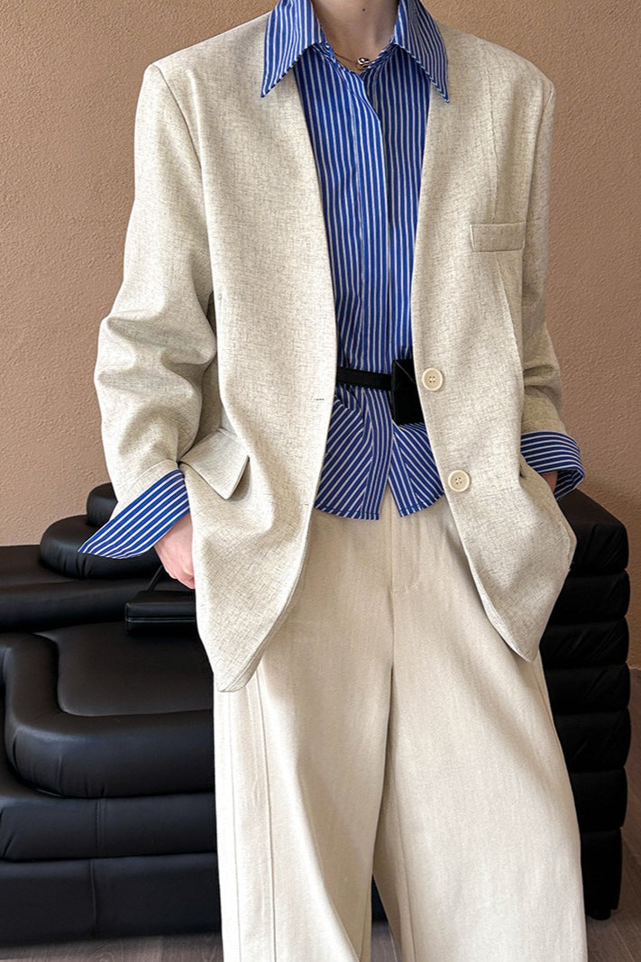 Casual V-Neck Blazer Main image