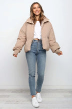 Flowy Insulated Puffer Jacket