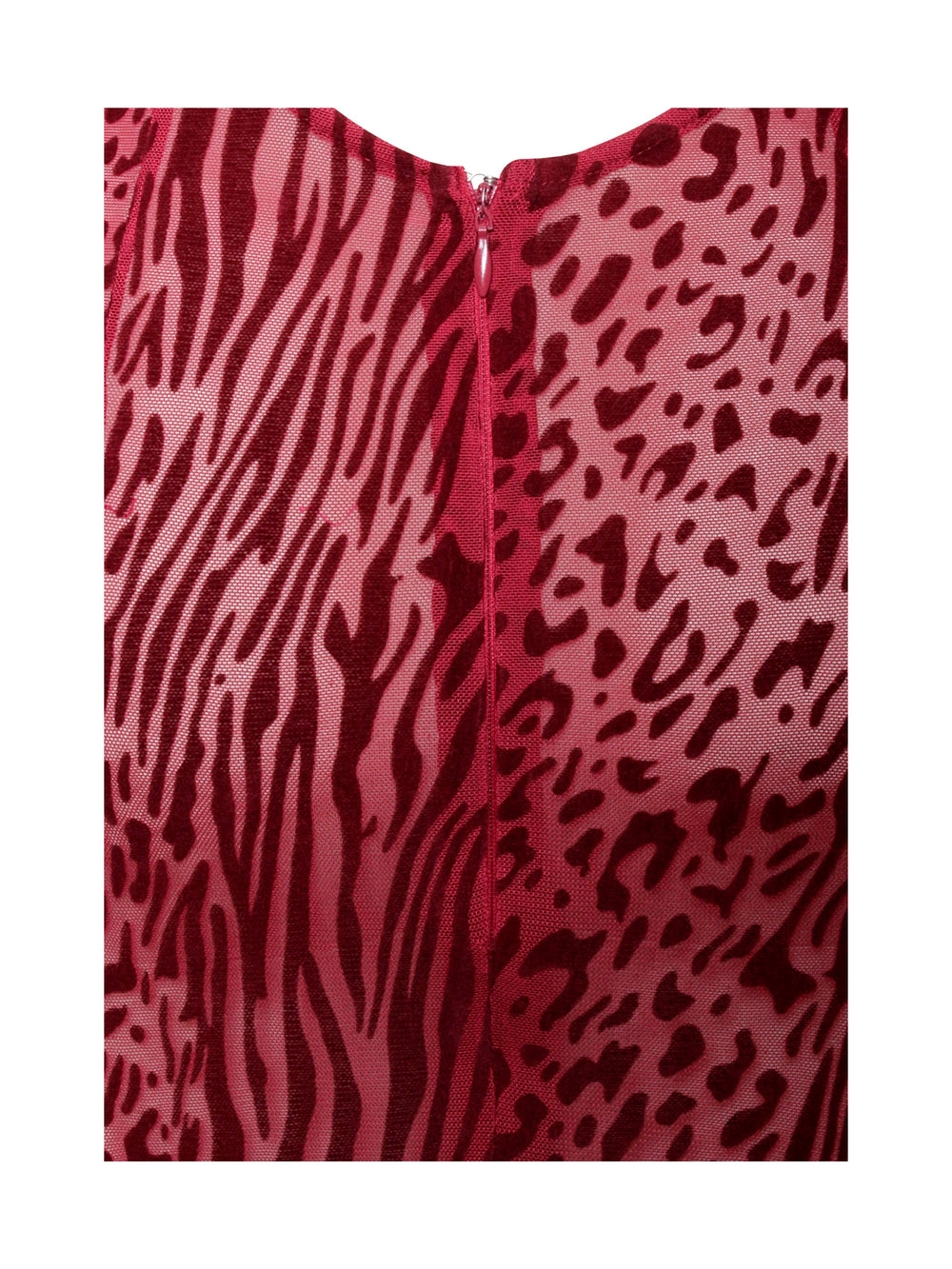 Waylynn Burgundy Burnout Velvet Graceful Detail Mesh Backless Maxi Dress Dresses