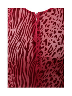 Waylynn Burgundy Burnout Velvet Graceful Detail Mesh Backless Maxi Dress Dresses