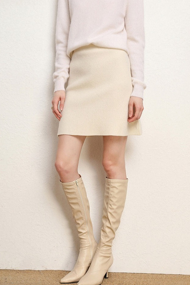 Wool A-Line Mini Skirt Secondary image