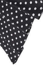 Polka Dot Halter Lace Up Bodycon Mini Dress