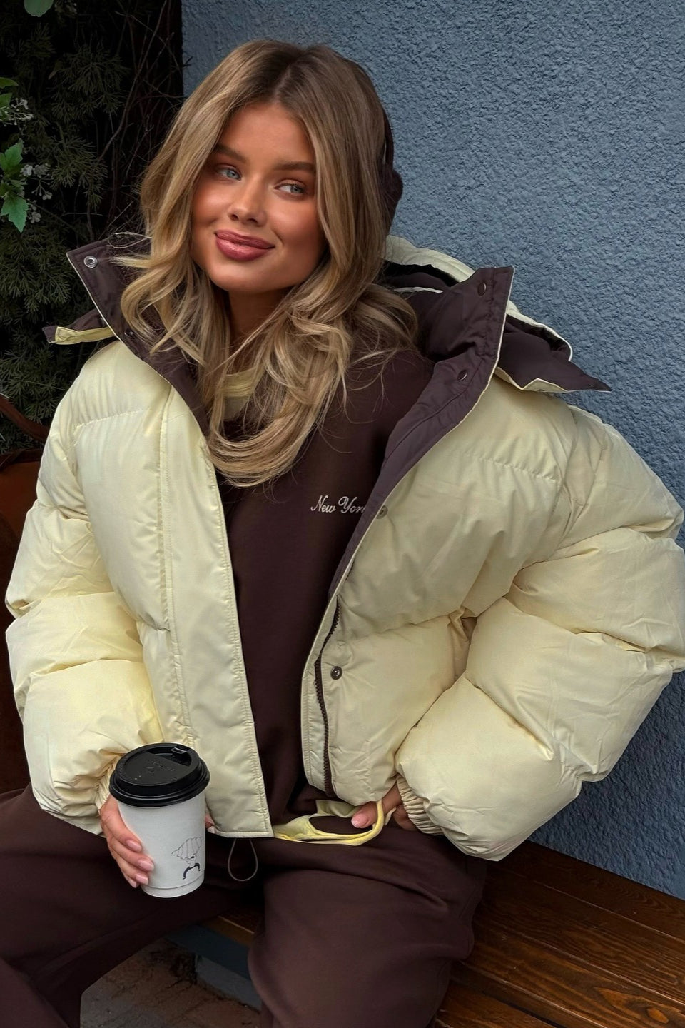 Relaxed Fit Puffy Puffer Jacket