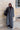 Long Line Solid Notch Collar Tied Overcoat Secondary image