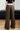 Retro Contrast Waistband Colorblock Wide Leg Jeans Secondary image