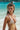 Floral Print Bow Tie Beaded Bikini Set Secondary image