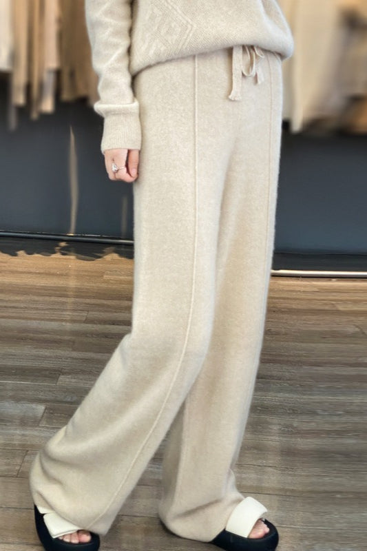 Thickened Wool High Waist Knit Pants Main image