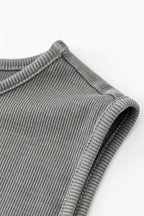 Slim Fitted Knit Tank Sweater Dress