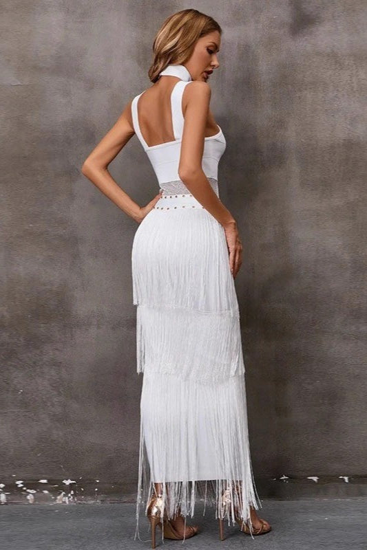 Fringe Bandage Bodycon Boho Dress Secondary image