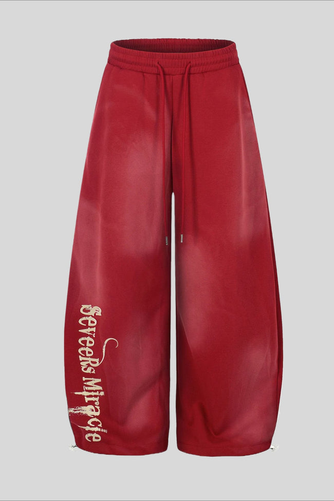 Vintage Script Barrel Leg Sweatpants Main image
