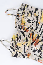 Tiger Print Cutout Cami Bodycon Mini Dress