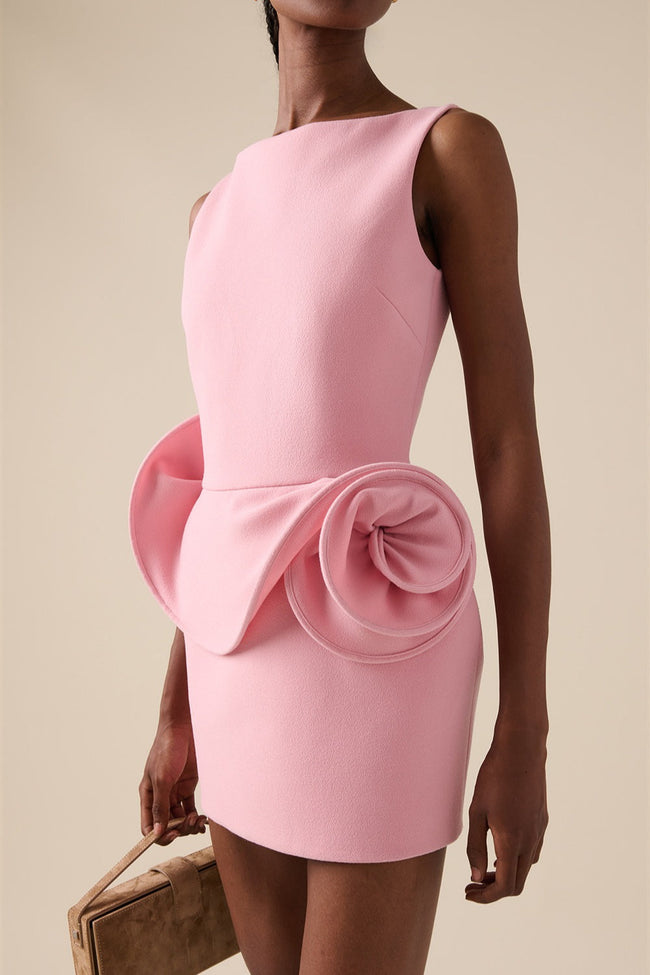 Chic Floral Embellished Party Dress XS / Pink Main image