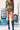 Striped Colorblock Sequin Elastic Waist Casual Shorts Secondary image