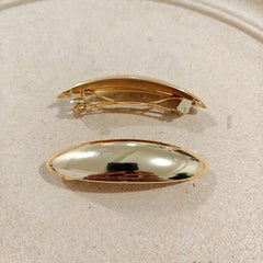 Minimalist Barrette Spring Closure Hair Clip