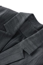 Classic Peak Lapel Blazer