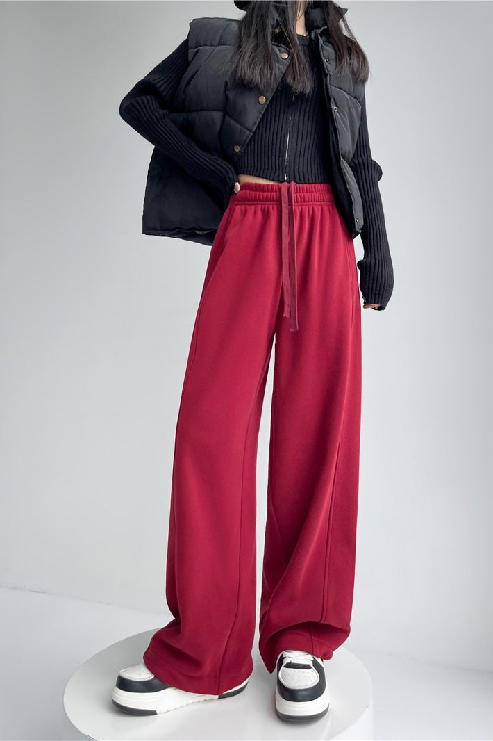 Plush Heavyweight Draped Knit Pants Secondary image