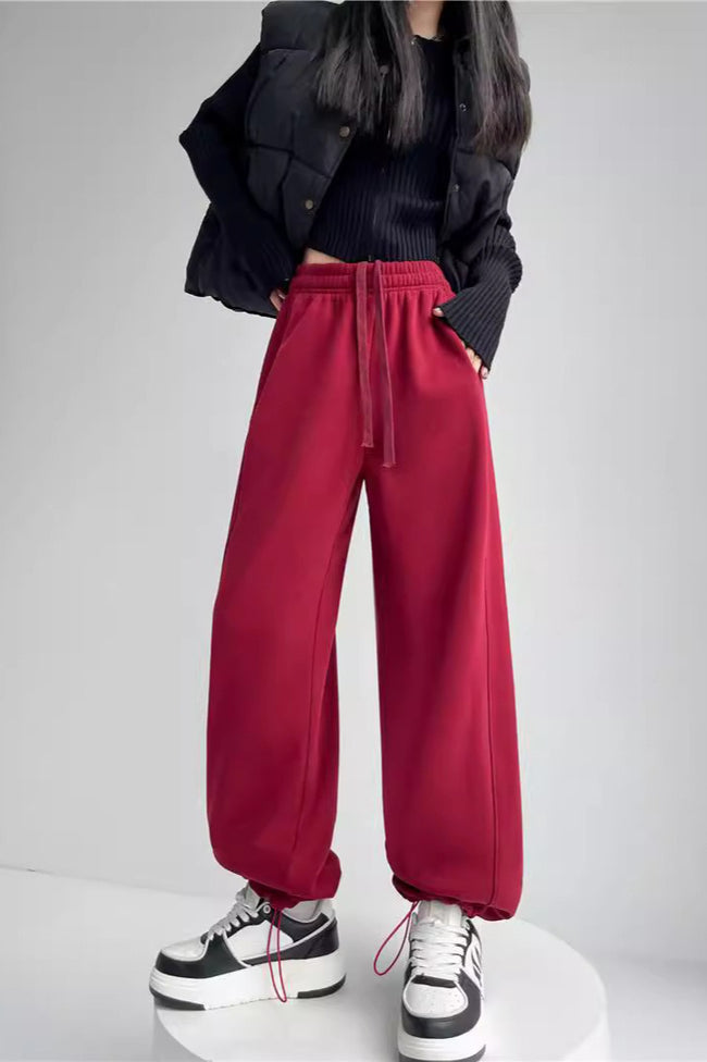 Plush Heavyweight Draped Knit Pants Main image