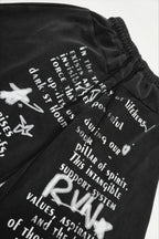 Minimal Cotton Wide Leg Sweatpants