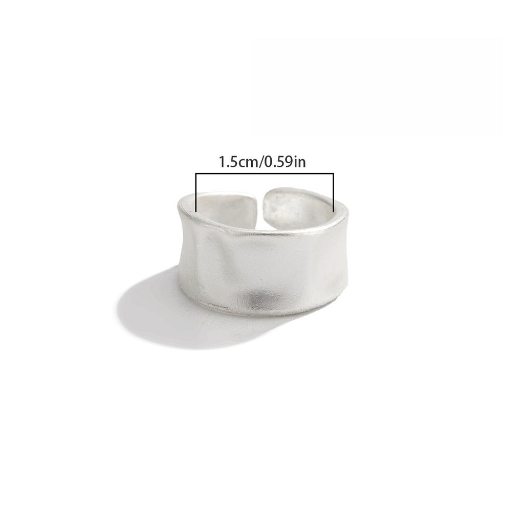 Unisex Irregular Geometric Open Knuckle Ring