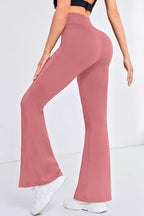 High-Waisted Stretch Flared Yoga Leggings