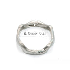 Wide Openwork Coil Metal Cuff Bracelet