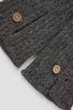 Button Knit Foldover Leg Warmers