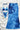 Blue Tie Dye Print Beach Three Piece Swim Set Secondary image
