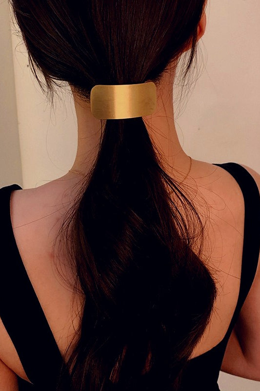 Minimalist Square Metal Hair Cuff Main image