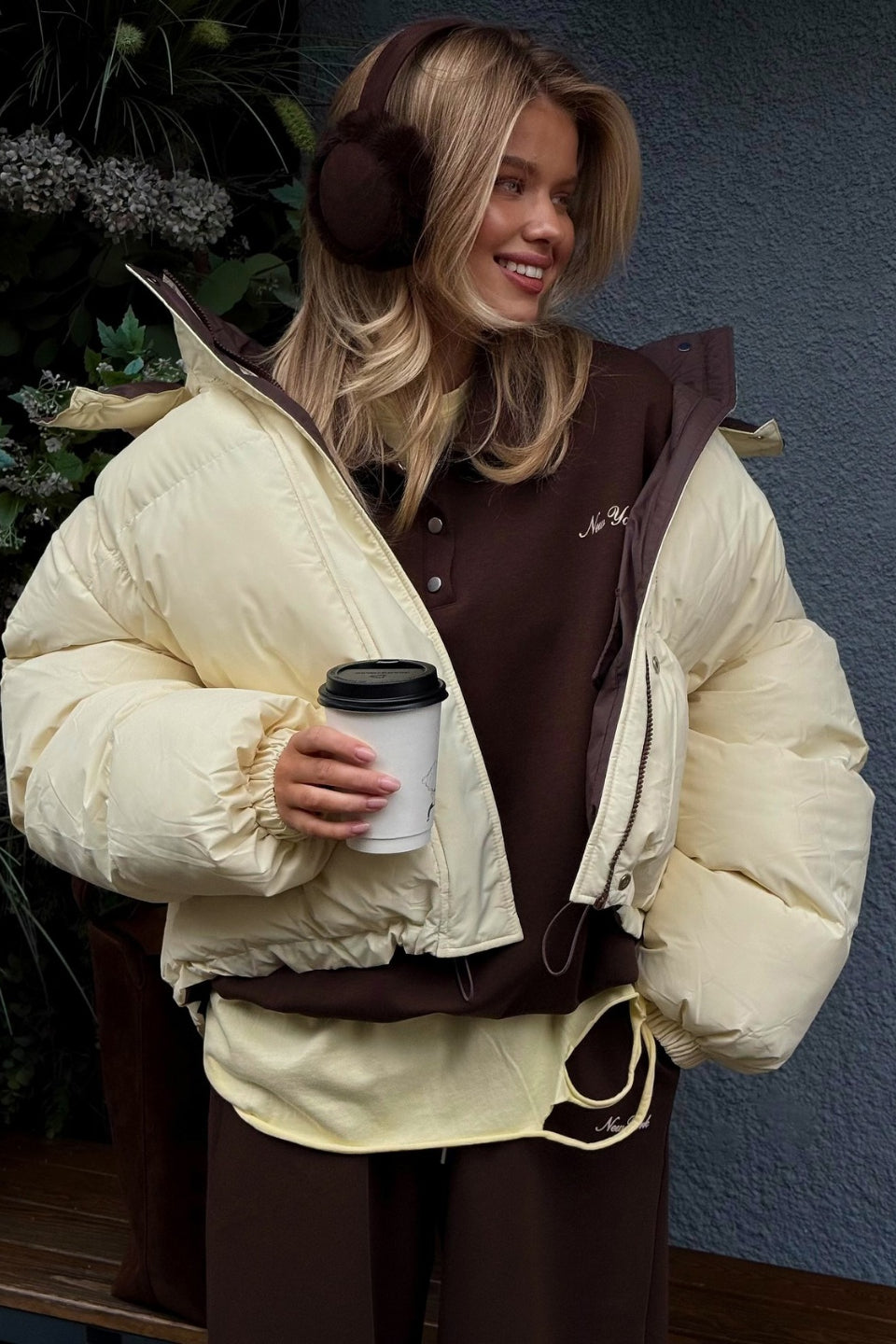 Relaxed Fit Puffy Puffer Jacket